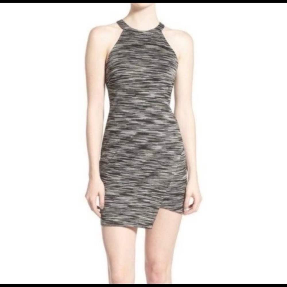 Astr body con halter dress, size L